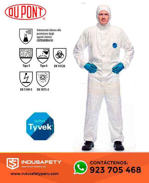  Traje Dupont Tyvek 500 CHF5 